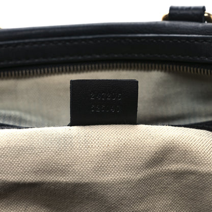 Gucci Calfskin Microguccissima Trim Medium Boston Black 7 of 14