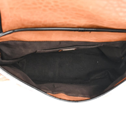 Fendi Nappa Patent B Bag Osso Black 5 of 13