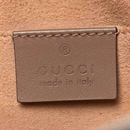 Gucci Calfskin Matelasse Small GG Marmont Chain Shoulder Bag Porcelain Rose 6 of 11