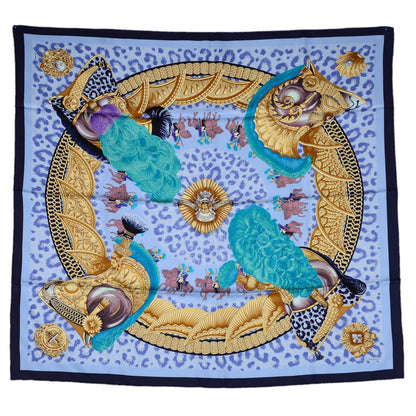 Hermes Silk Casques Et Plumets Scarf 90 2 of 5