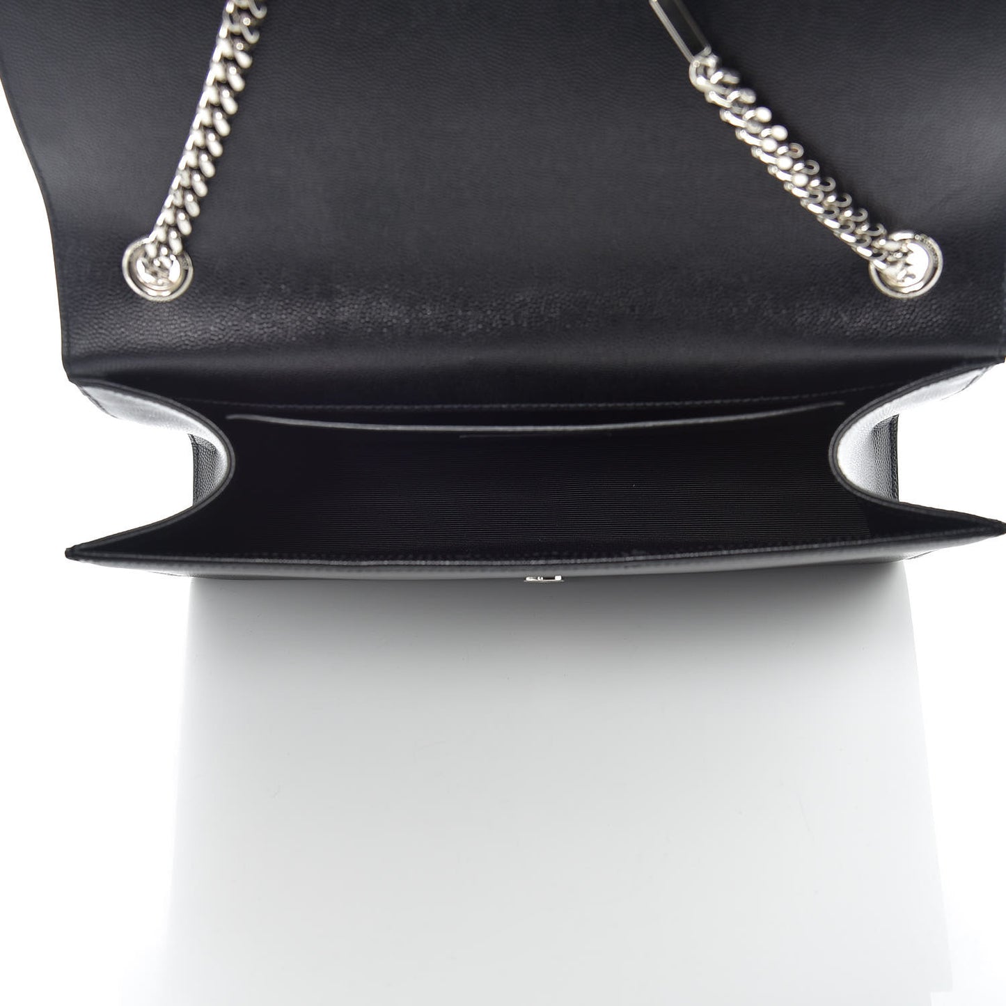 Grain De Poudre Large Classic Monogram Kate Satchel Black