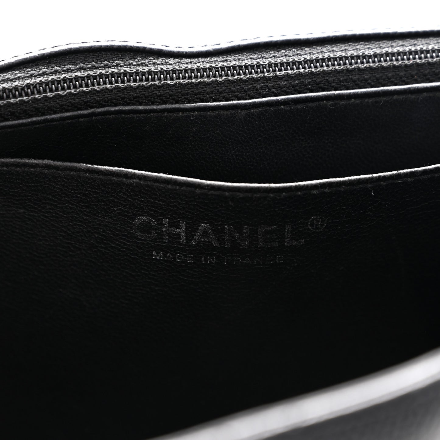 Caviar Quilted Jumbo Single Flap Black