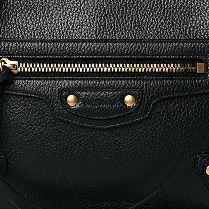 Balenciaga Grained Calfskin Neo Classic Gold Hardware Multipouch Black 8 of 10