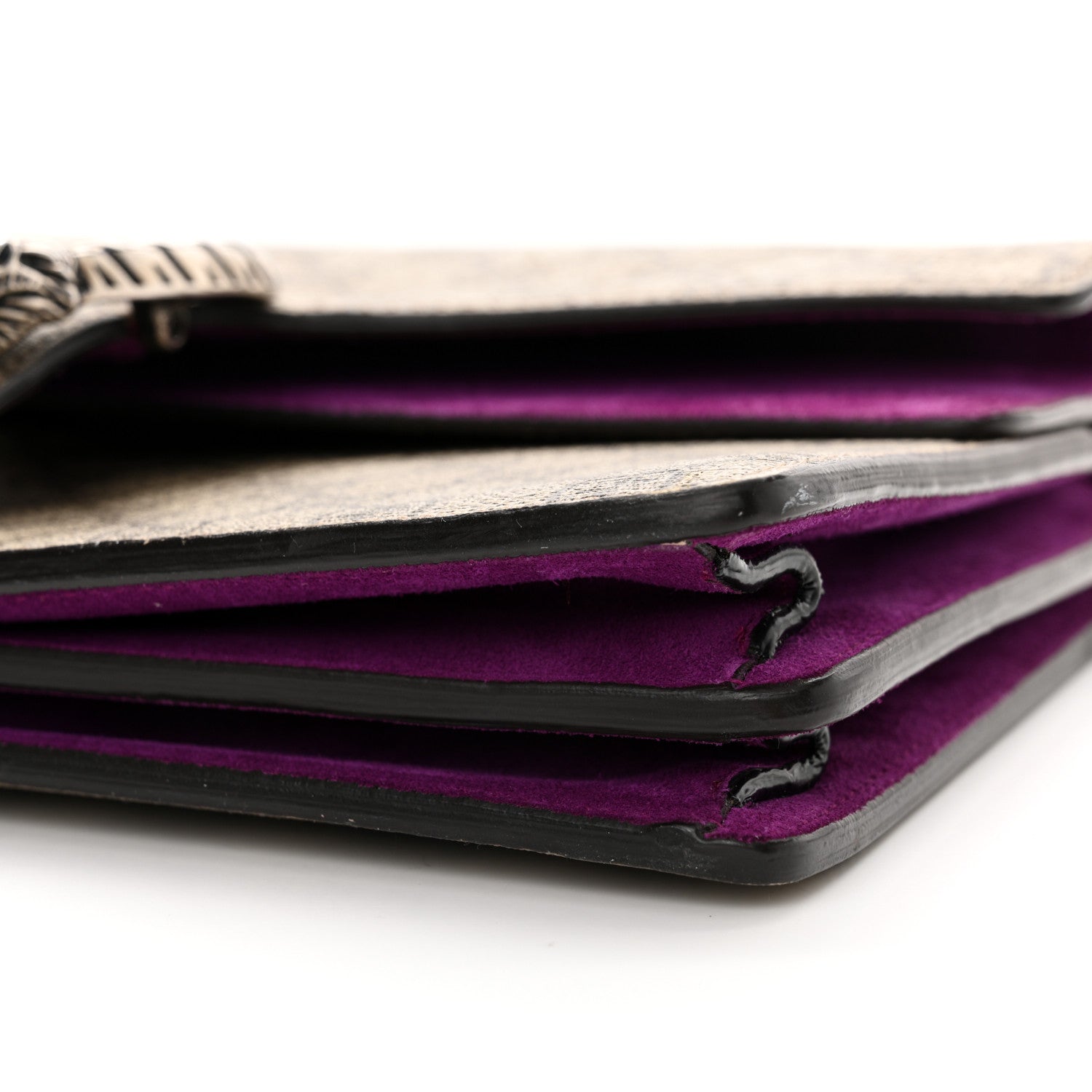 Gucci GG Supreme Monogram Suede Small Dionysus Shoulder Bag Purple 10 of 16