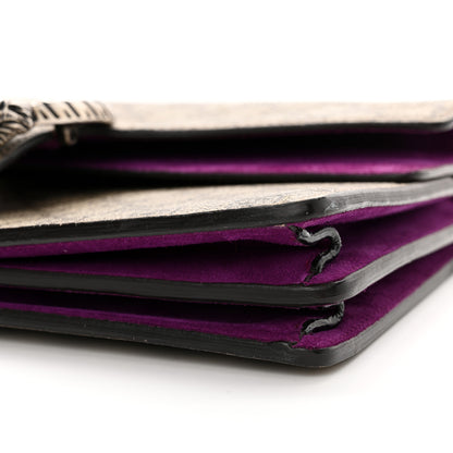Gucci GG Supreme Monogram Suede Small Dionysus Shoulder Bag Purple 10 of 16