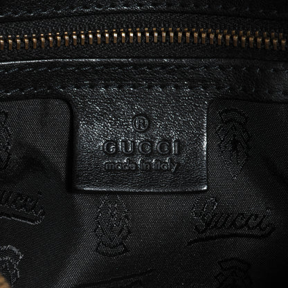 Gucci Leather Babouska Medium Boston Black 6 of 7
