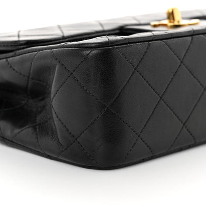 Chanel Lambskin Quilted Small Double Flap Black 10 of 16