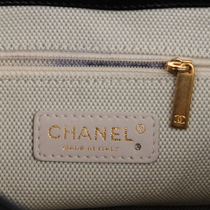 Chanel Calfskin Quilted Large Retro Chain Tote Black 6 of 9