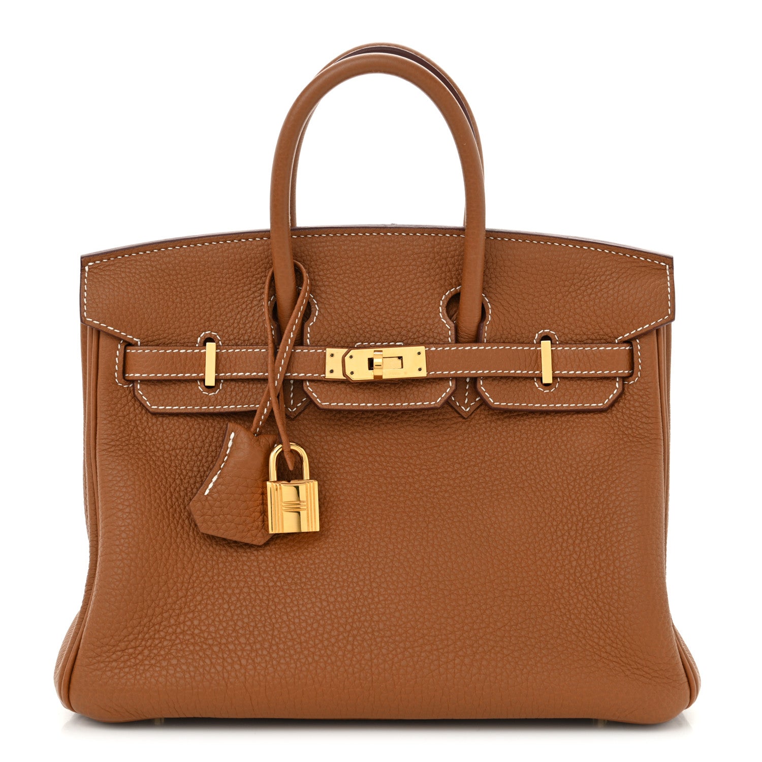 Hermes Togo Birkin 25 Gold 1 of 11