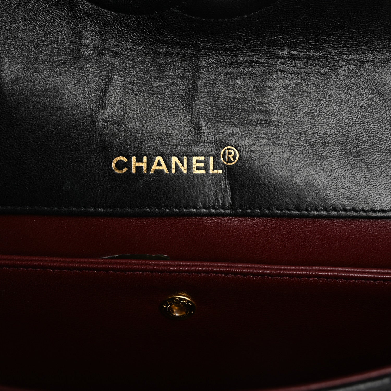 Chanel Lambskin Quilted Medium Single Flap Black 6 of 17