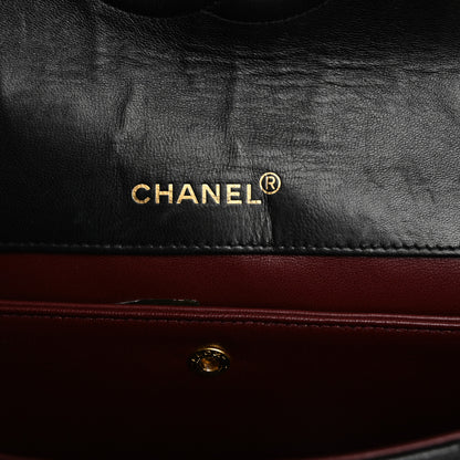 Chanel Lambskin Quilted Medium Single Flap Black 6 of 17