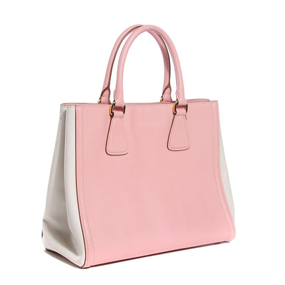 Prada Saffiano Lux Small Tote Orchidea Talco 3 of 10