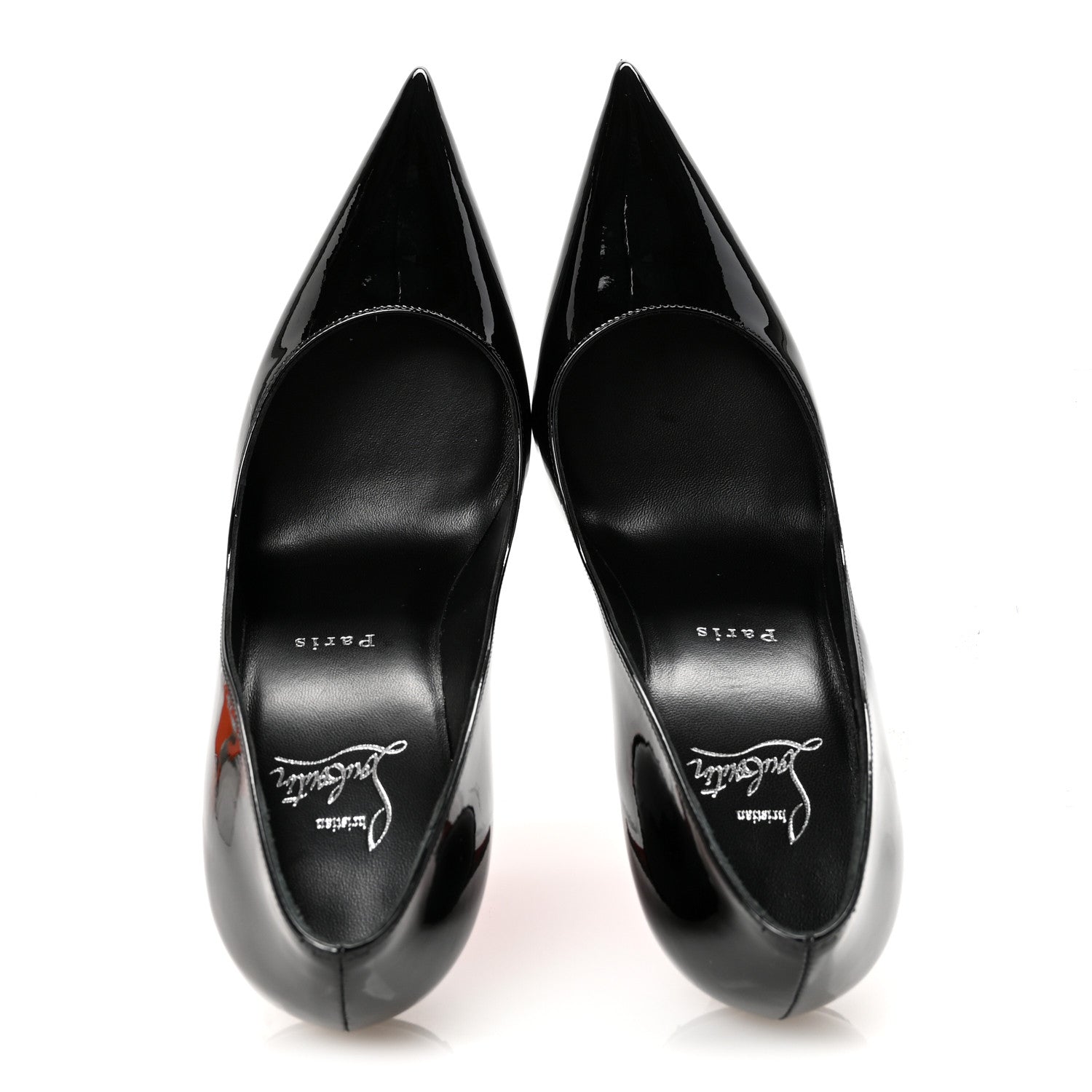 Christian Louboutin Patent Miss Z 100 Pumps 37 Black 2 of 8