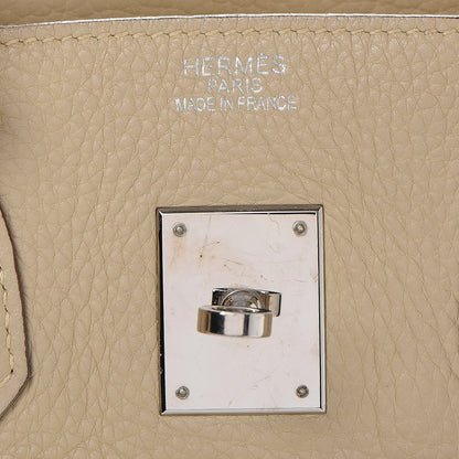 Hermes Taurillon Clemence Birkin 35 Parchemin 31 of 56