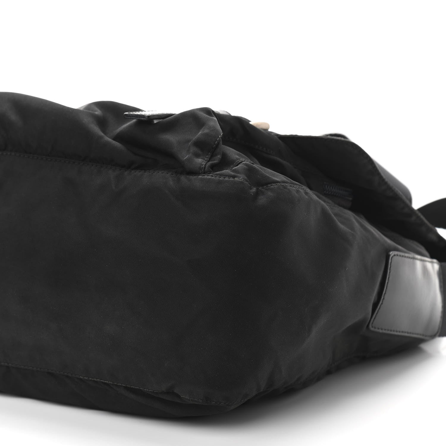 Prada Nylon Vela Messenger Bag Black 9 of 10