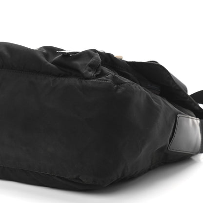 Prada Nylon Vela Messenger Bag Black 9 of 10