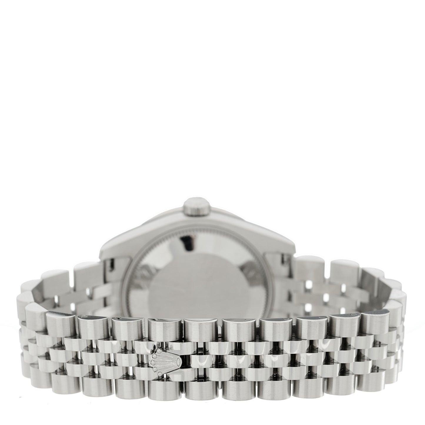 Stainless Steel 18K White Gold Diamond Bezel 31mm Oyster Perpetual Datejust Watch Silver 278384RBR