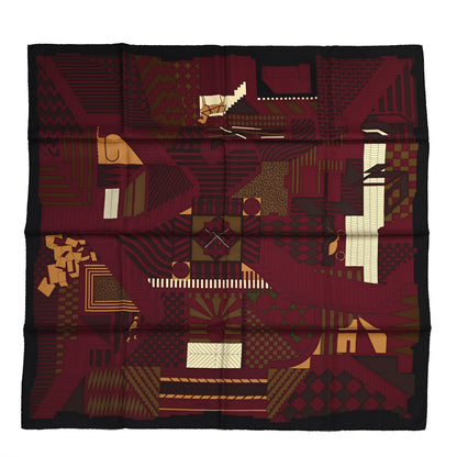 Hermes Silk Promenade Au Faubourg Scarf 90 1 of 6