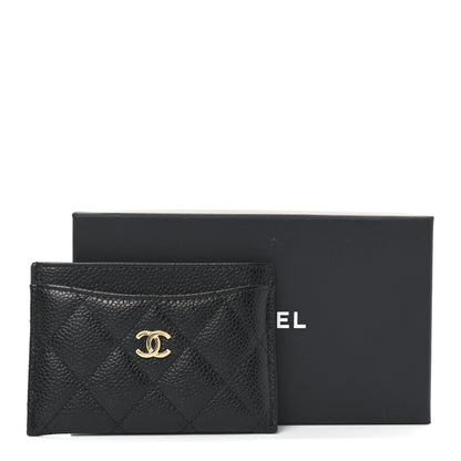 Chanel Caviar Quilted Card Holder Black 8 of 8