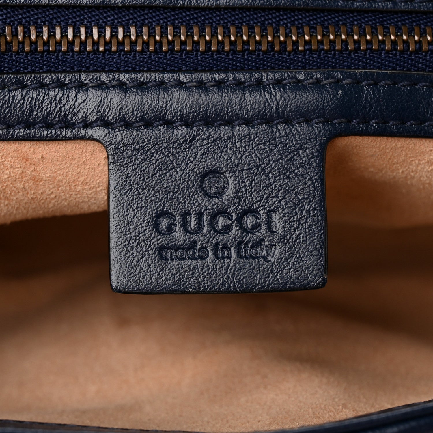 Gucci Vintage Effect Calfskin Matelasse Diagonal Small Torchon GG Marmont Shoulder Bag Mystic White Blue Agata 6 of 10