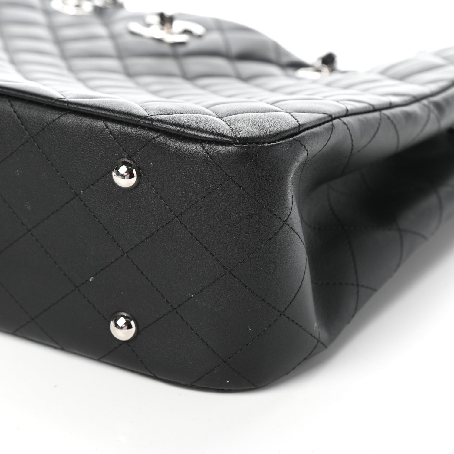 Chanel Calfskin Quilted Large Classic Shopping Tote Black 10 of 10