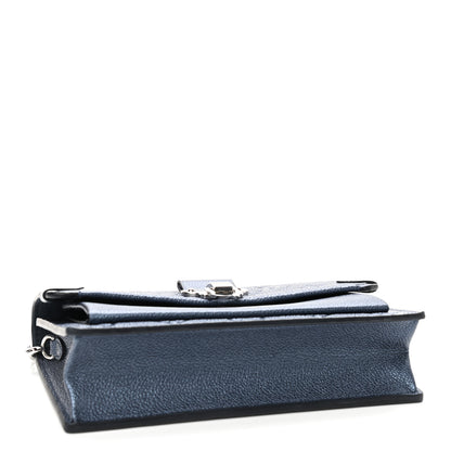 Louis Vuitton Metalli Empreinte Monogram Vavin Chain Wallet Navy Nacre 4 of 8