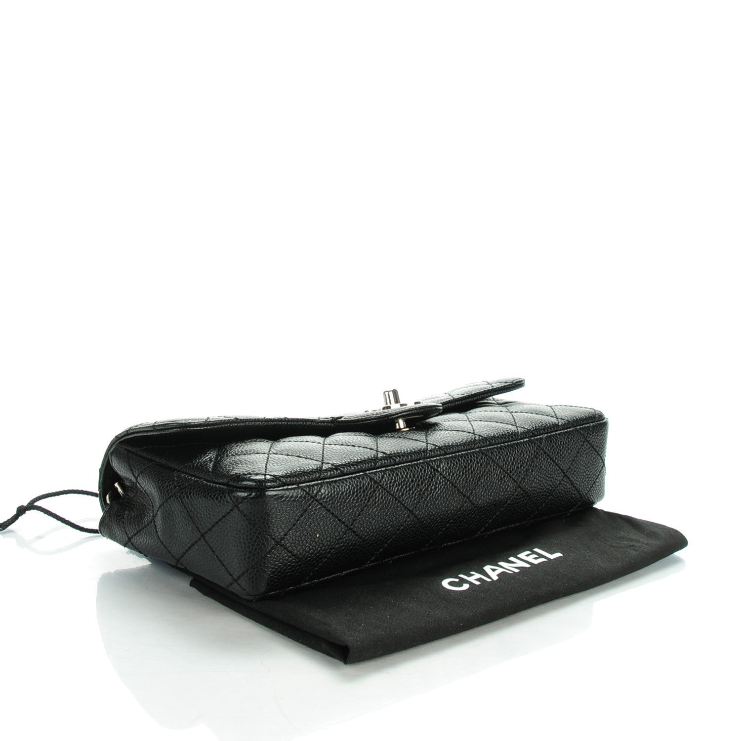 Chanel Caviar Quilted East West Flap Black 4 of 9
