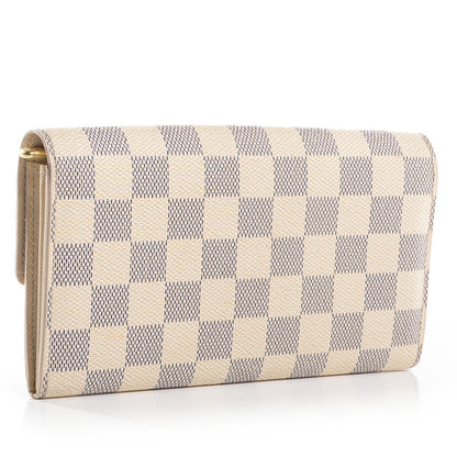 Louis Vuitton Damier Azur Sarah Wallet 3 of 7