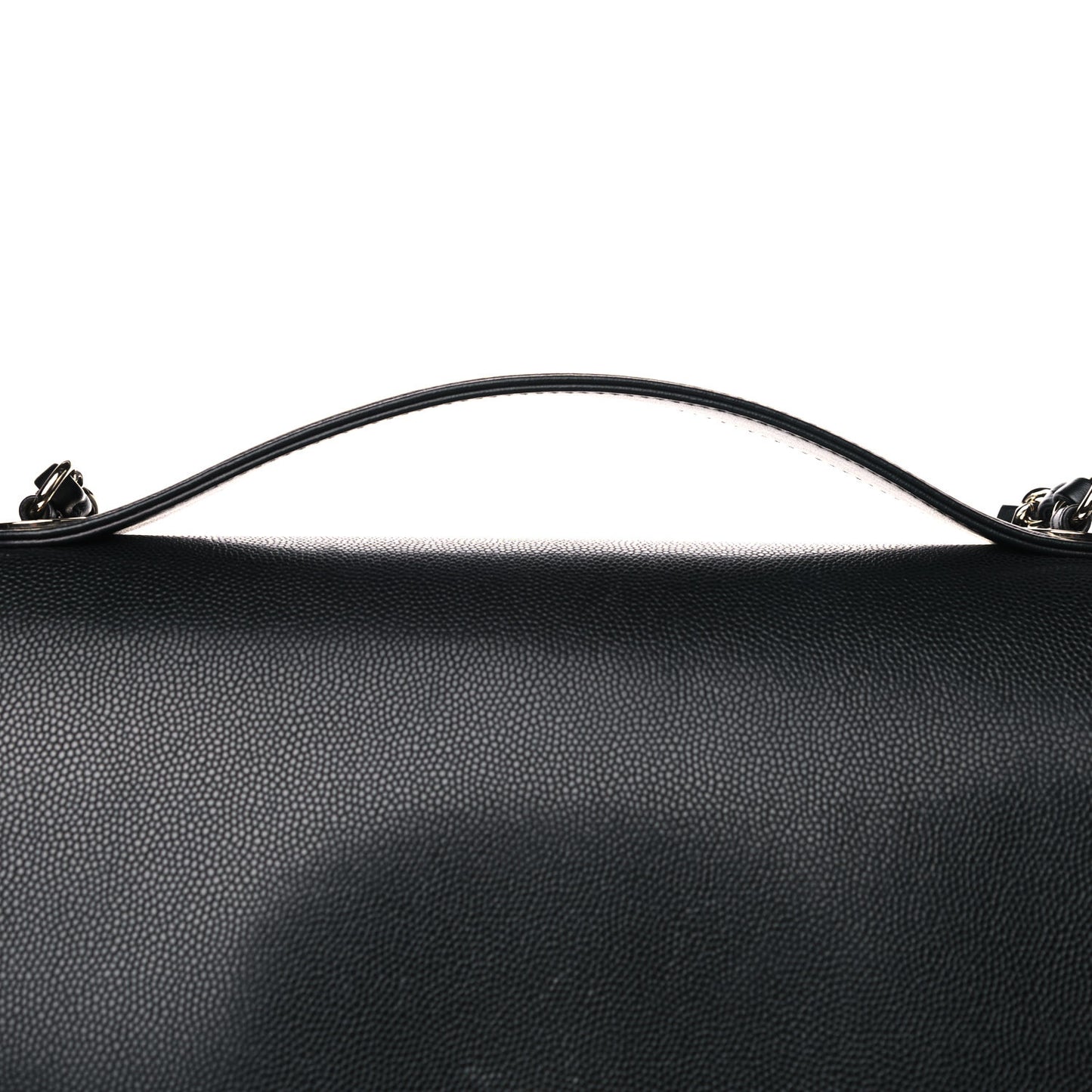 Caviar Quilted Large Business Affinity Flap Black