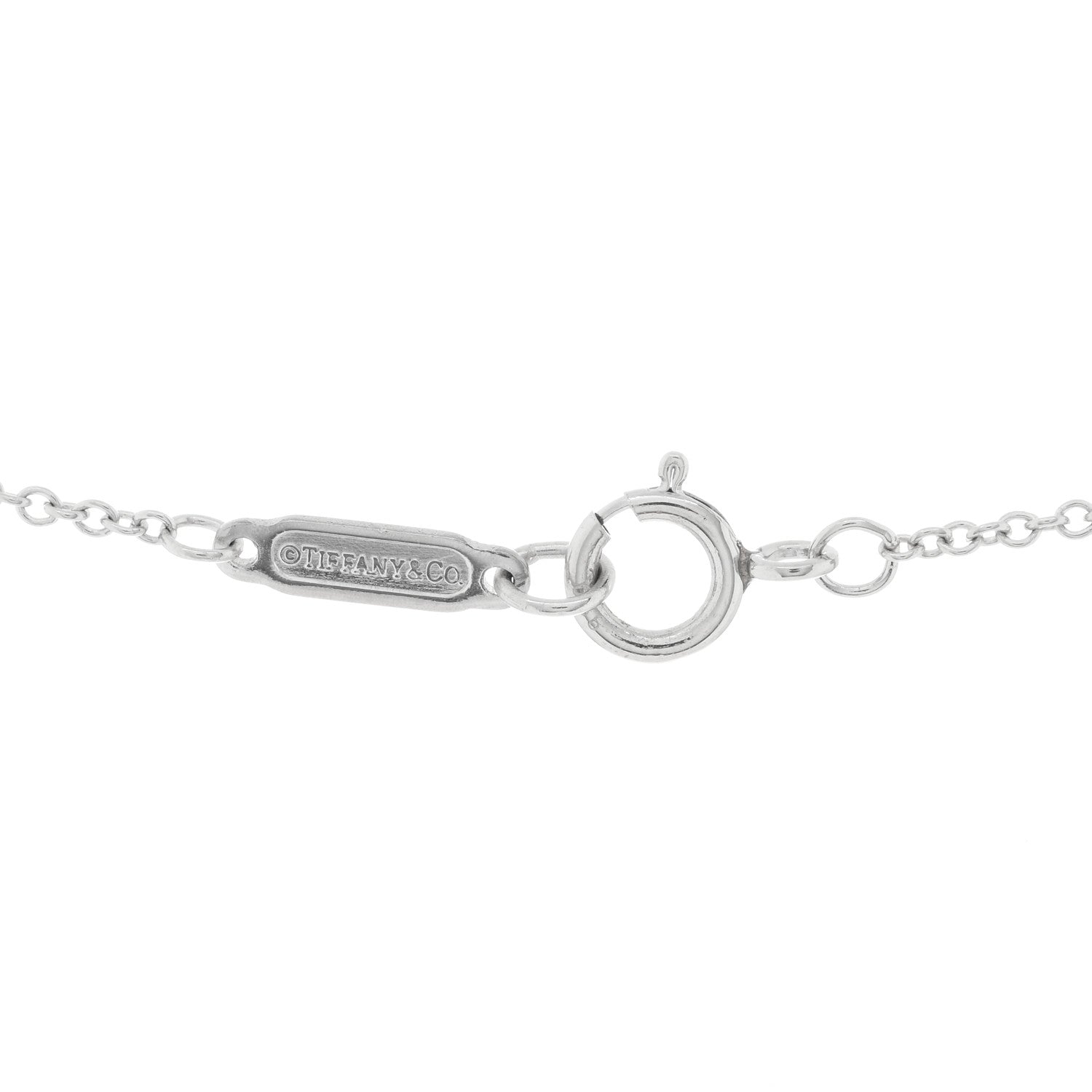 Tiffany Platinum Chain Necklace 18" 4 of 4