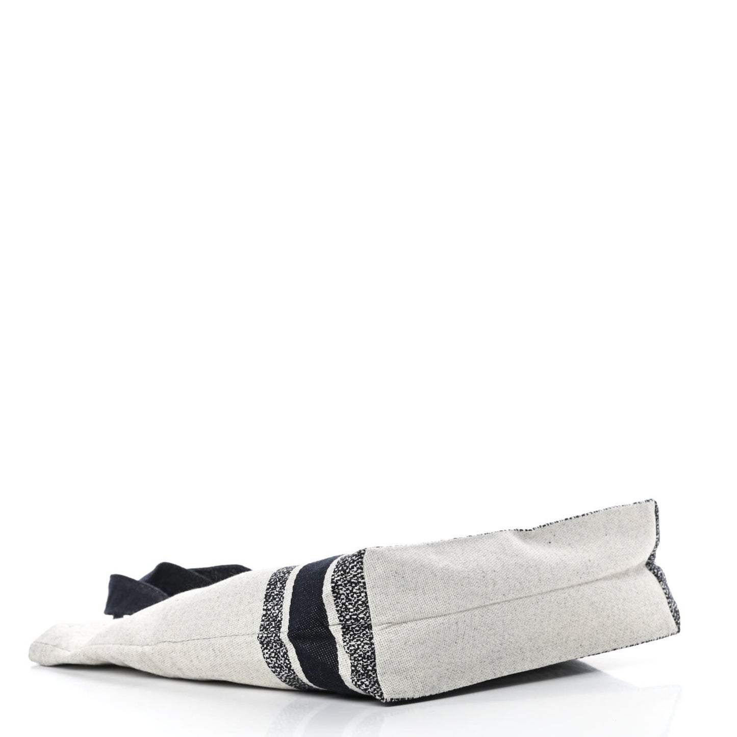 Canvas Print Cruise Tote Ivory Black