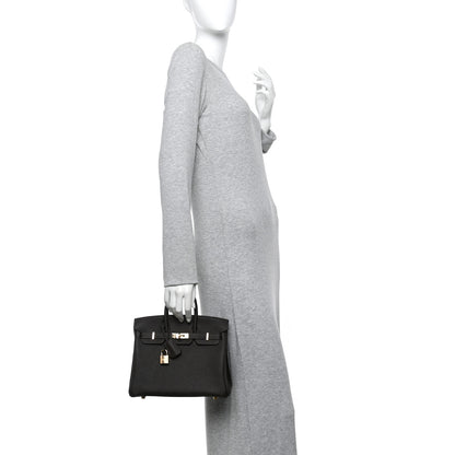 Hermes Togo Birkin 25 Bai Brun 2 of 10