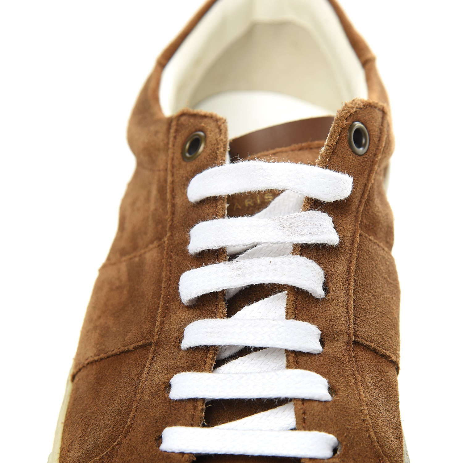 Saint Laurent Suede Mens Soho Court Classic Sneakers 39 Brown 10 of 11