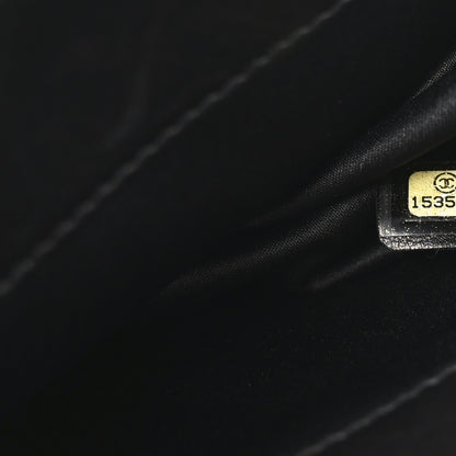 Chanel Lambskin Quilted Chanel 3 Maxi Flap Bag Black 7 of 10