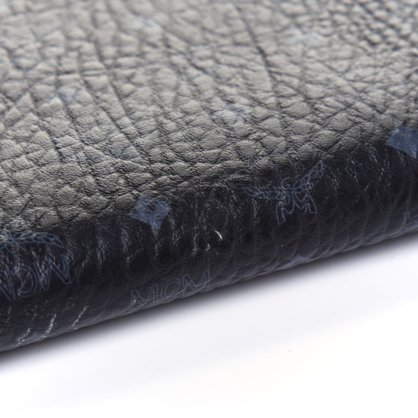Visetos Large Zip Around Wallet Black Blue