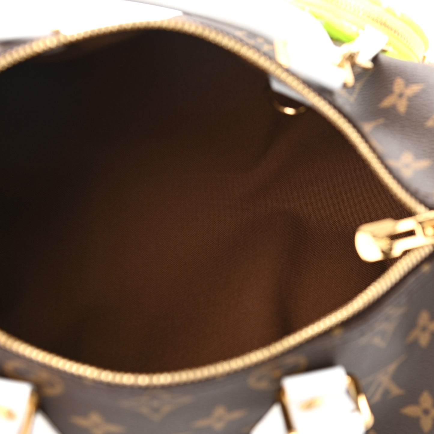 Monogram LV Match Speedy Bandouliere 25 White