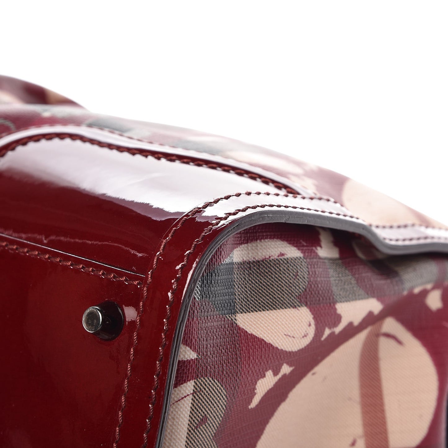 Nova Check Heart Print Pilgrim Satchel Berry