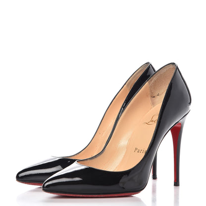 Christian Louboutin Patent Pigalle Follies 100 Pumps 36 Black 3 of 12