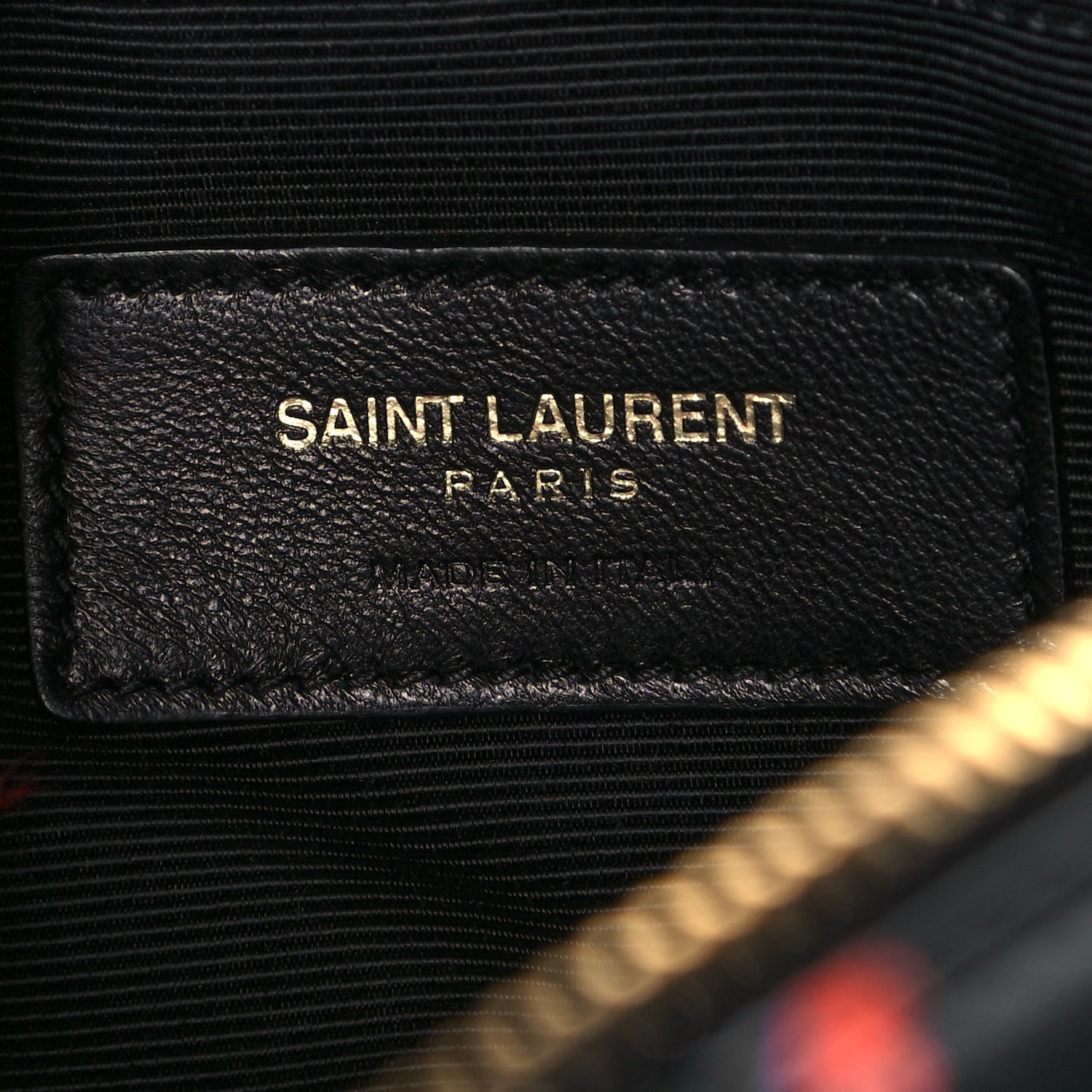 Saint Laurent Calfskin Flower Printed Small Monogram Crossbody Bag Black Multicolor 6 of 16