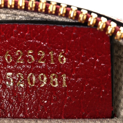 Gucci X DORAEMON Mini Vintage GG Supreme Monogram Mini Round Shoulder Bag Beige Cherry Red 7 of 17