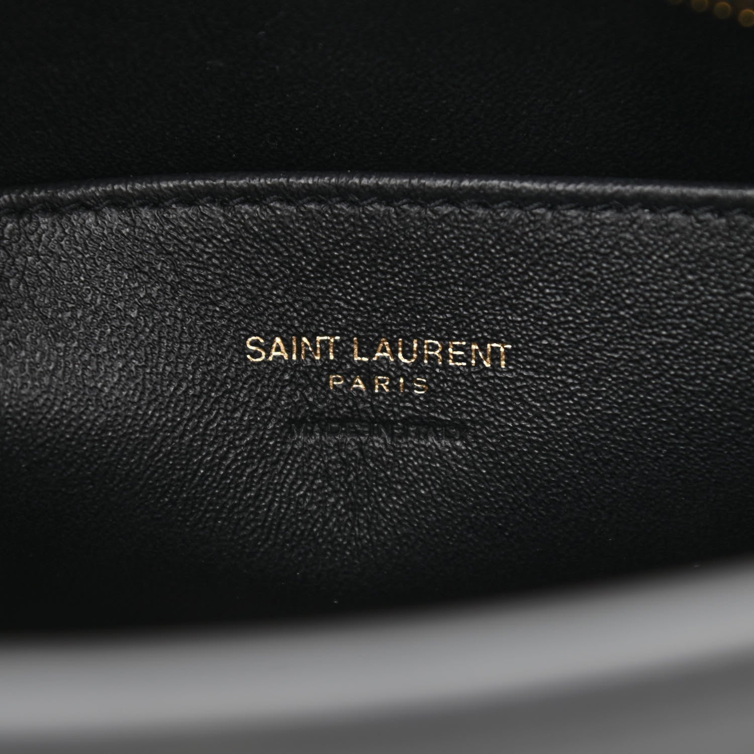 Saint Laurent Calfskin Monogram Baby Cabas Black 6 of 12