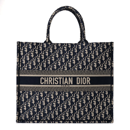 Christian Dior Oblique Book Tote Blue Multicolor 1 of 11