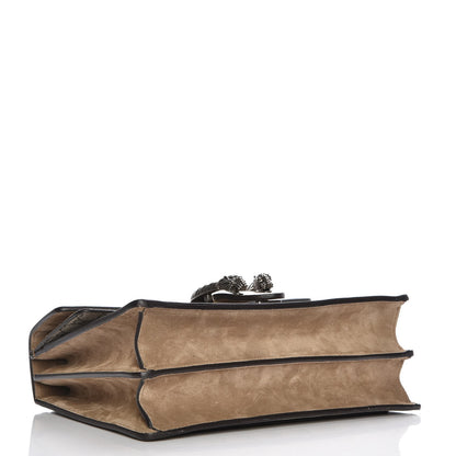 Gucci GG Supreme Monogram Medium Dionysus Shoulder Bag Taupe 5 of 9