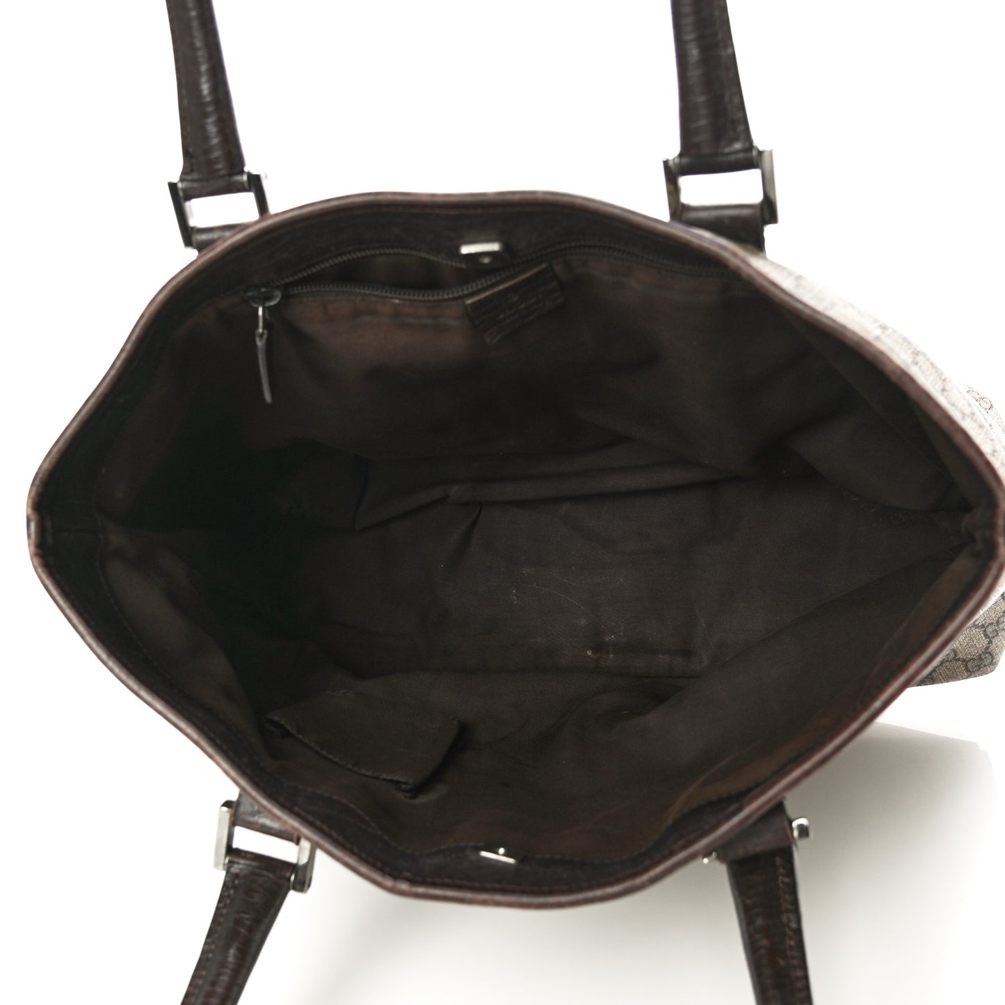 GG Plus Monogram Medium Joy Tote Dark Brown