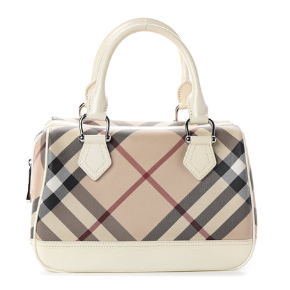 Burberry Nova Check Bowling Bag White 1 of 8