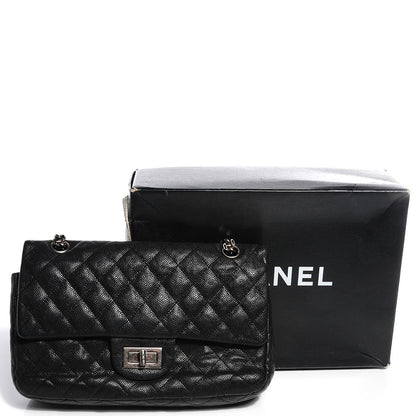 Chanel Caviar Quilted 2.55 Reissue 225 Flap Black 5 of 9