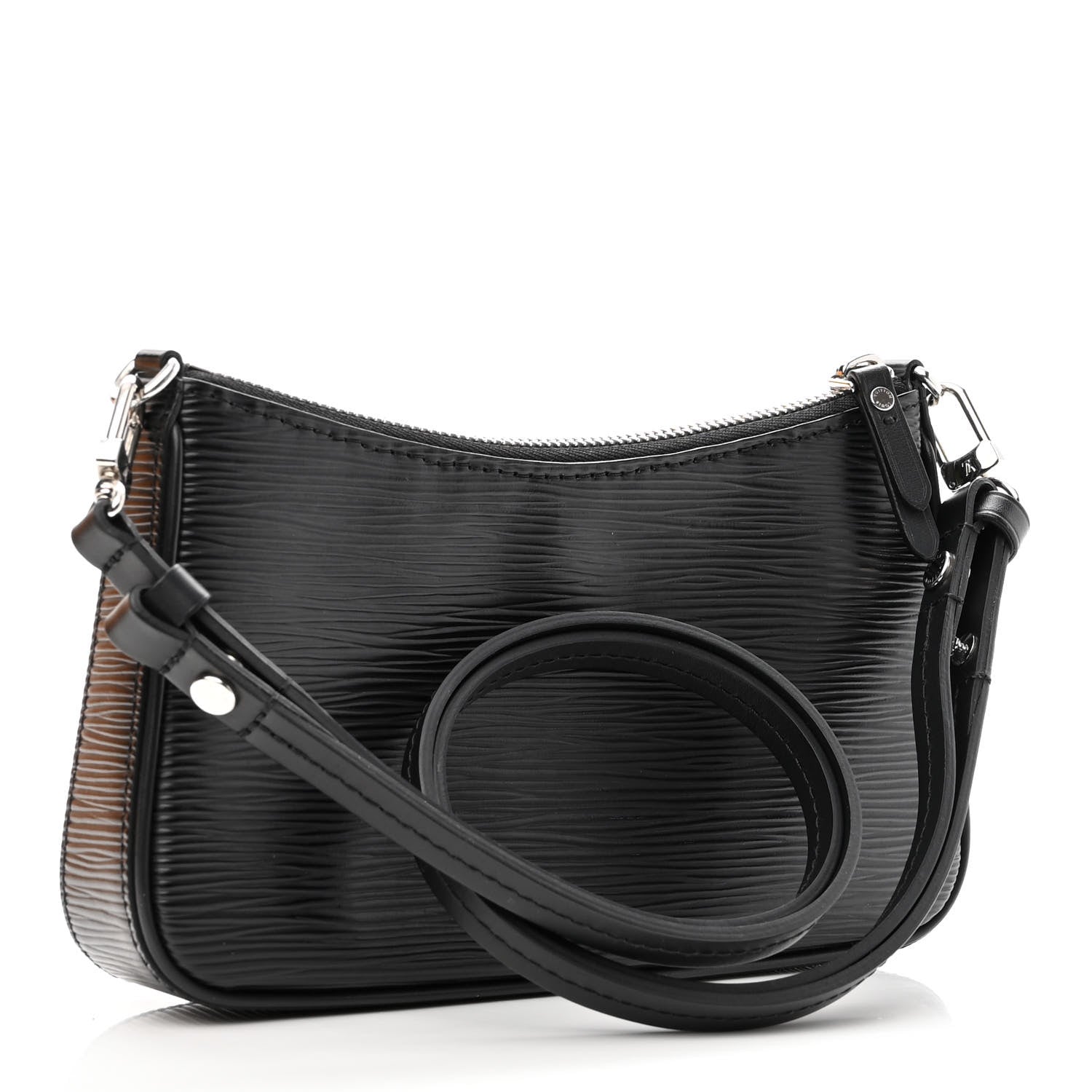 Louis Vuitton Epi Easy Pouch On Strap Black 3 of 10