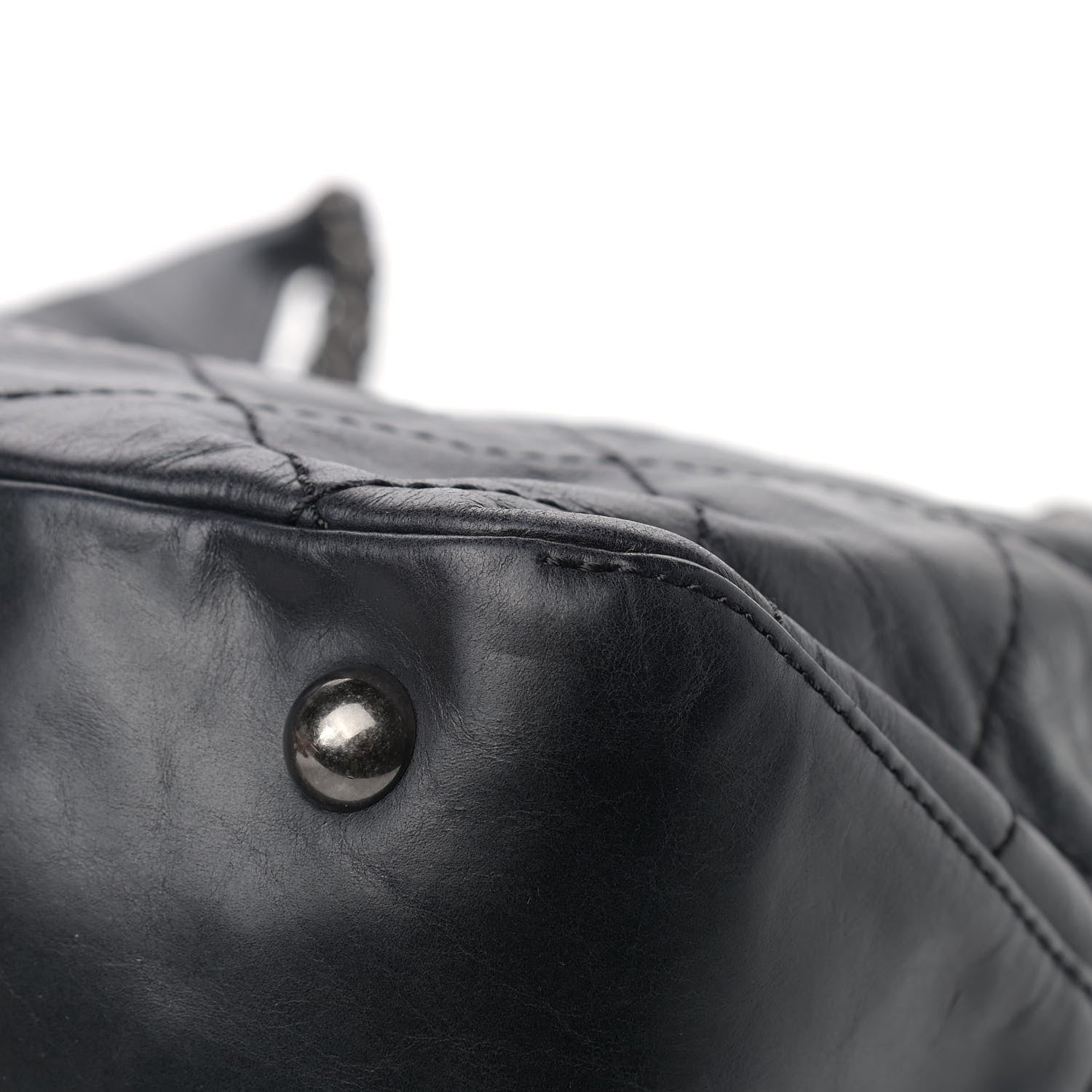 Chanel Aged Calfskin Quilted Coco Supple Hobo Black 11 of 11