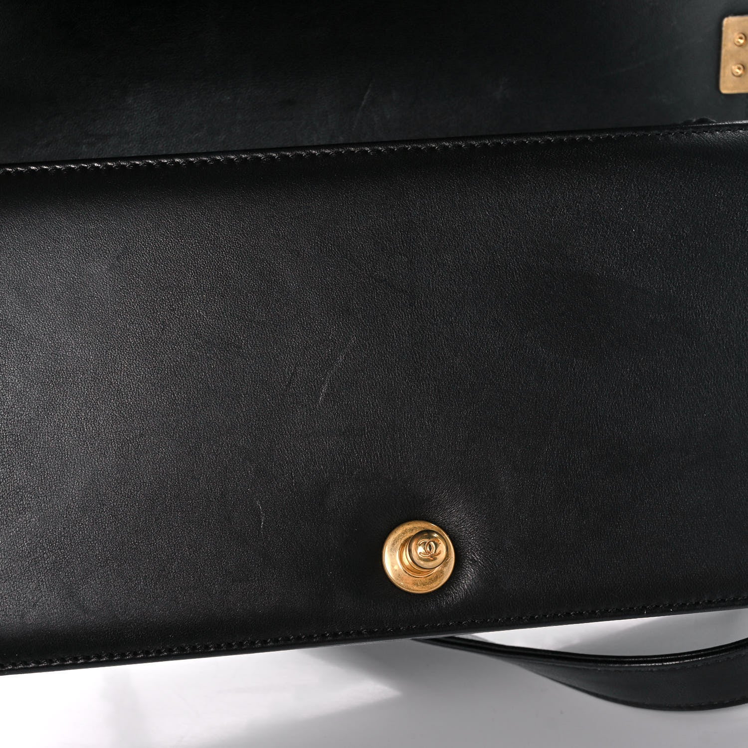 Chanel Lambskin Quilted Medium Boy Flap Black 17 of 17
