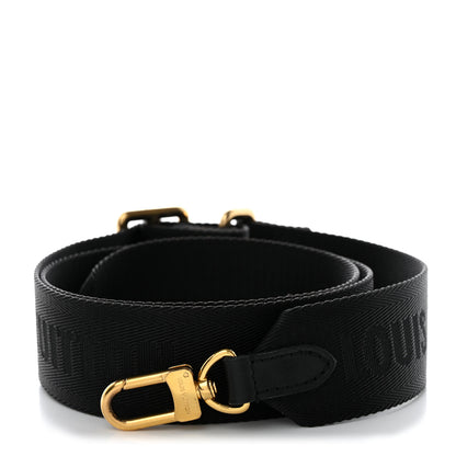 Louis Vuitton Nylon Petite Malle Souple Shoulder Strap Black 1 of 5